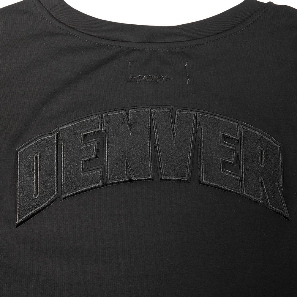 Pro Standard Women's Denver Nuggets Black Boxy Cropped T-Shirt product image