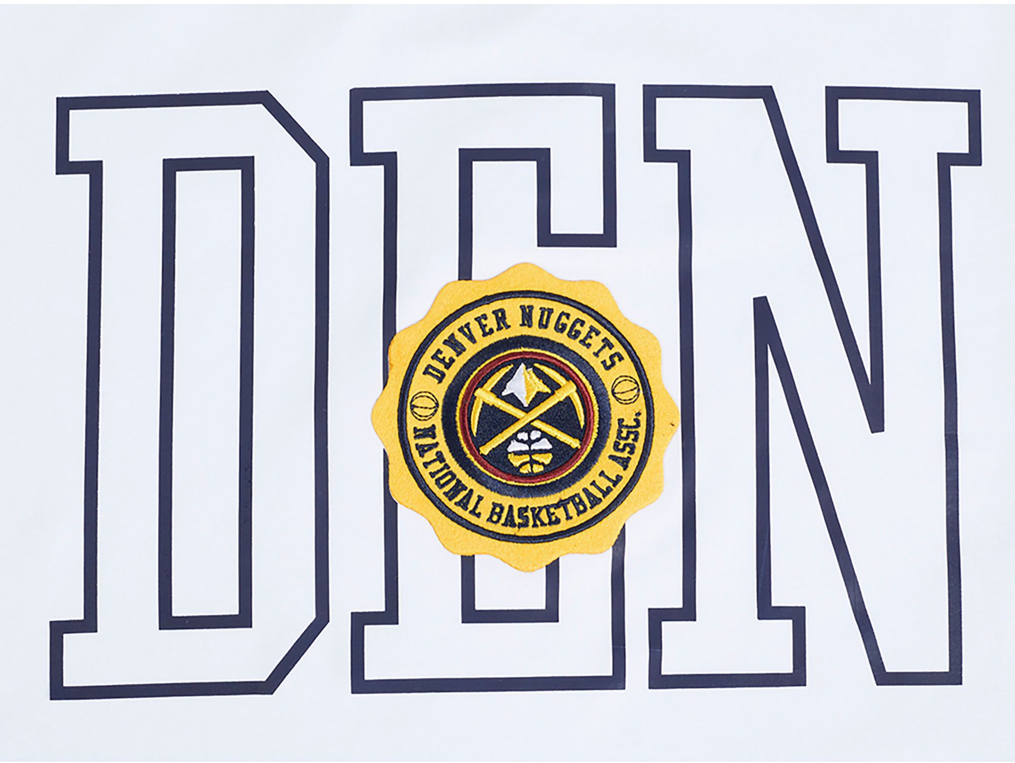Pro Standard Women's Denver Nuggets White Crest Emblem Boxy T-Shirt product image