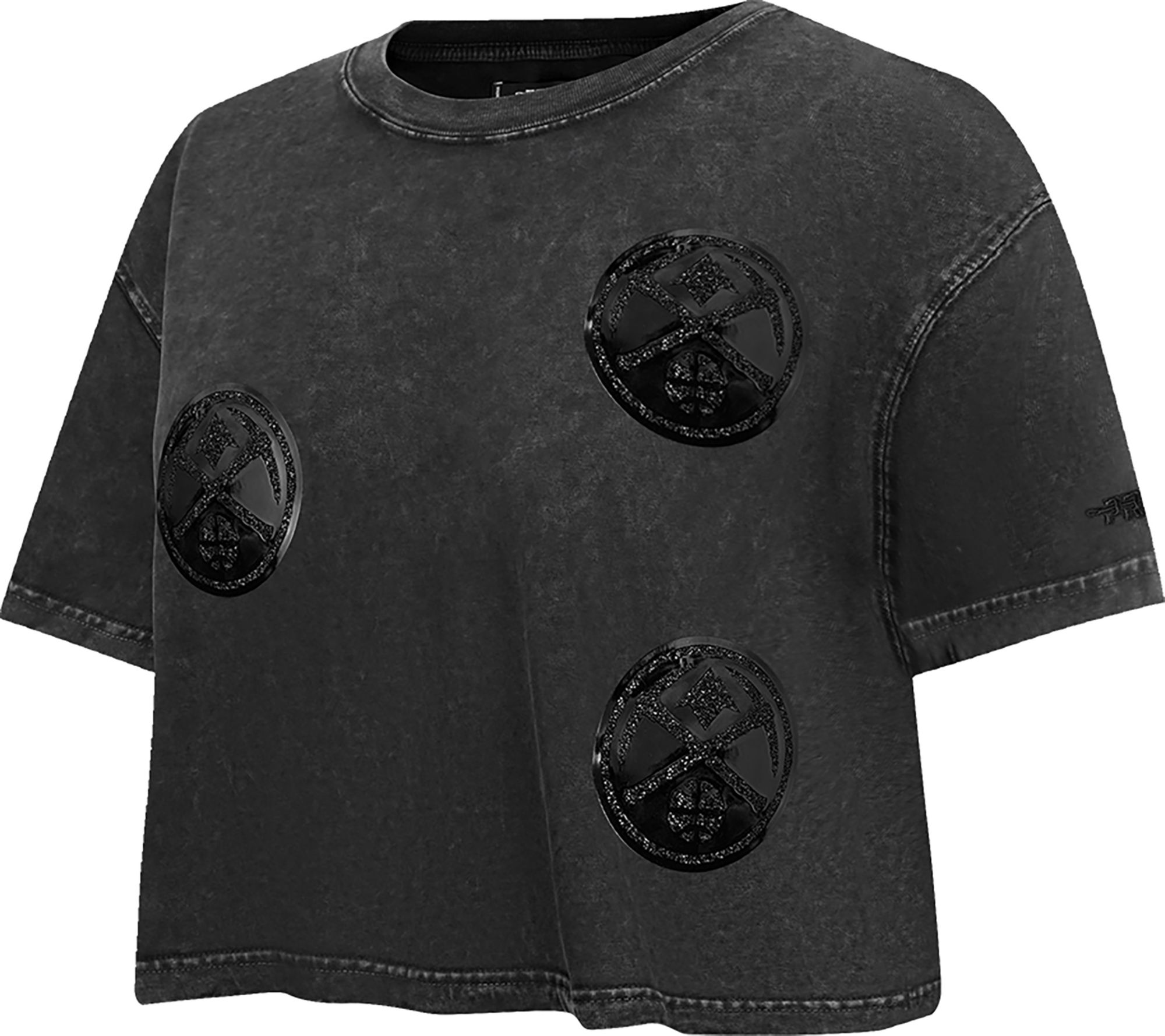 Pro Standard Women's Denver Nuggets Black Crystalline Boxy Short Sleeve T-Shirt product image