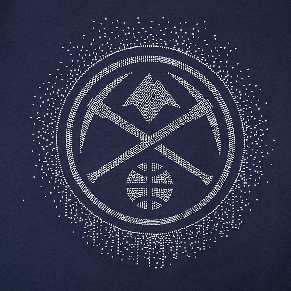 Pro Standard Women's Denver Nuggets Navy Legacy Slim T-Shirt product image