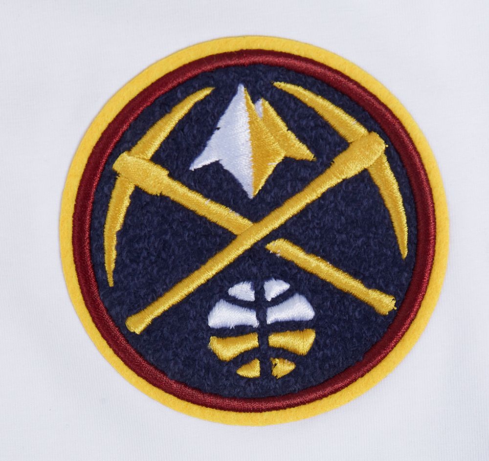 Pro Standard Women's Denver Nuggets White Classic Boxy Cropped T-Shirt product image