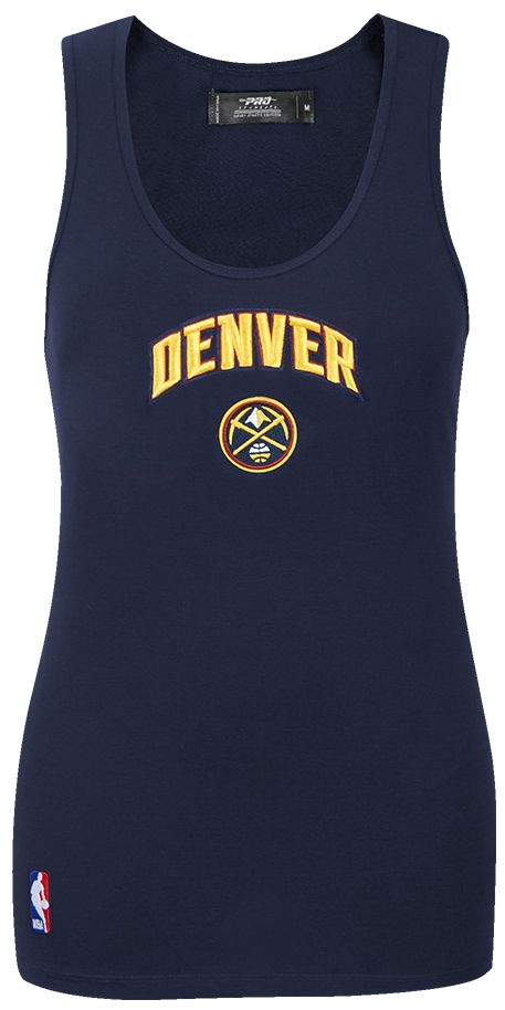 Pro Standard Women's Denver Nuggets Navy Classic Racerback Tank Top product image