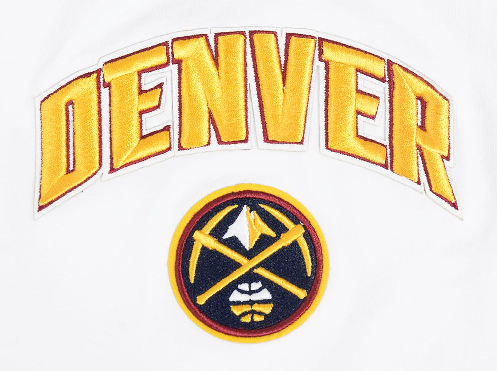 Pro Standard Women's Denver Nuggets White Classic Racerback Tank Top product image