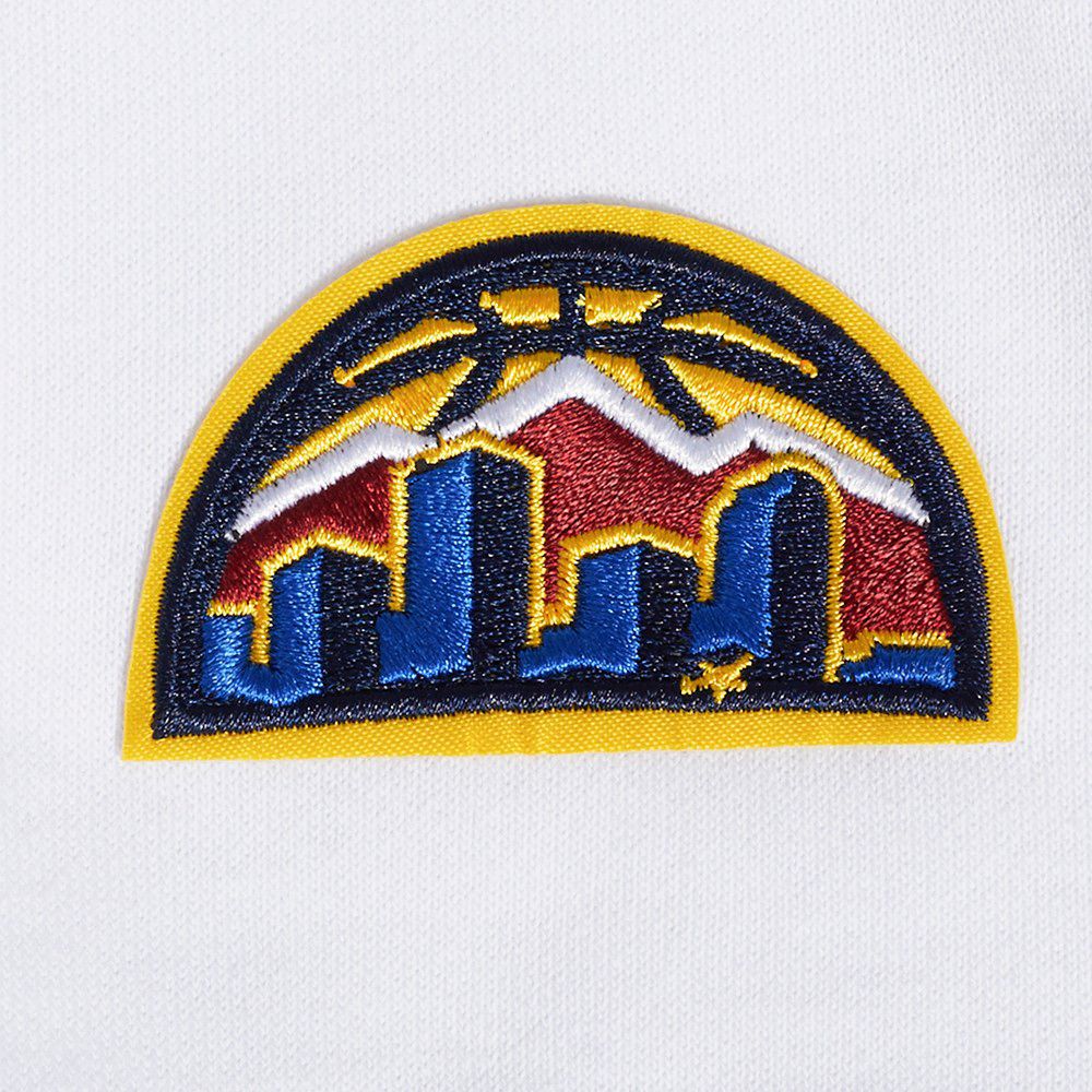 Pro Standard Women's Denver Nuggets White Classic Hoodie Dress product image