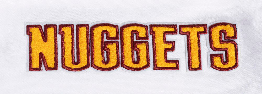 Pro Standard Women's Denver Nuggets White Classic Hoodie Dress product image