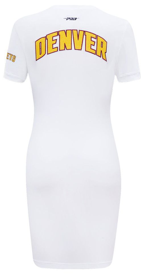 Pro Standard Women's Denver Nuggets White Classic Bodycon Dress product image