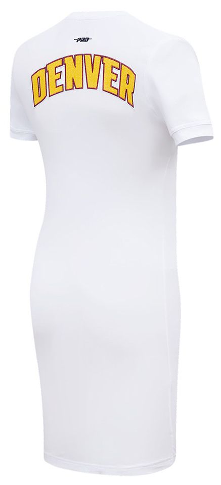 Pro Standard Women's Denver Nuggets White Classic Bodycon Dress product image