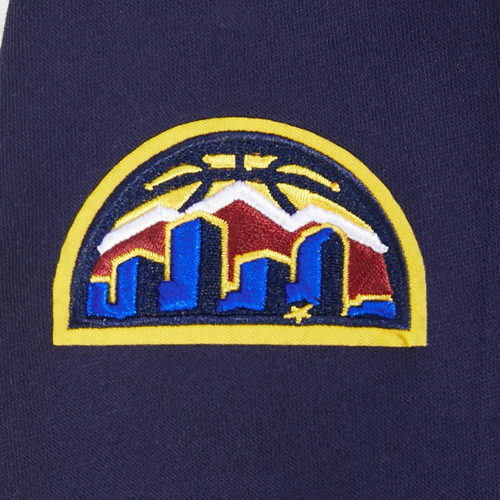 Pro Standard Girls' Denver Nuggets Navy Fleece Full Zip Hoodie product image