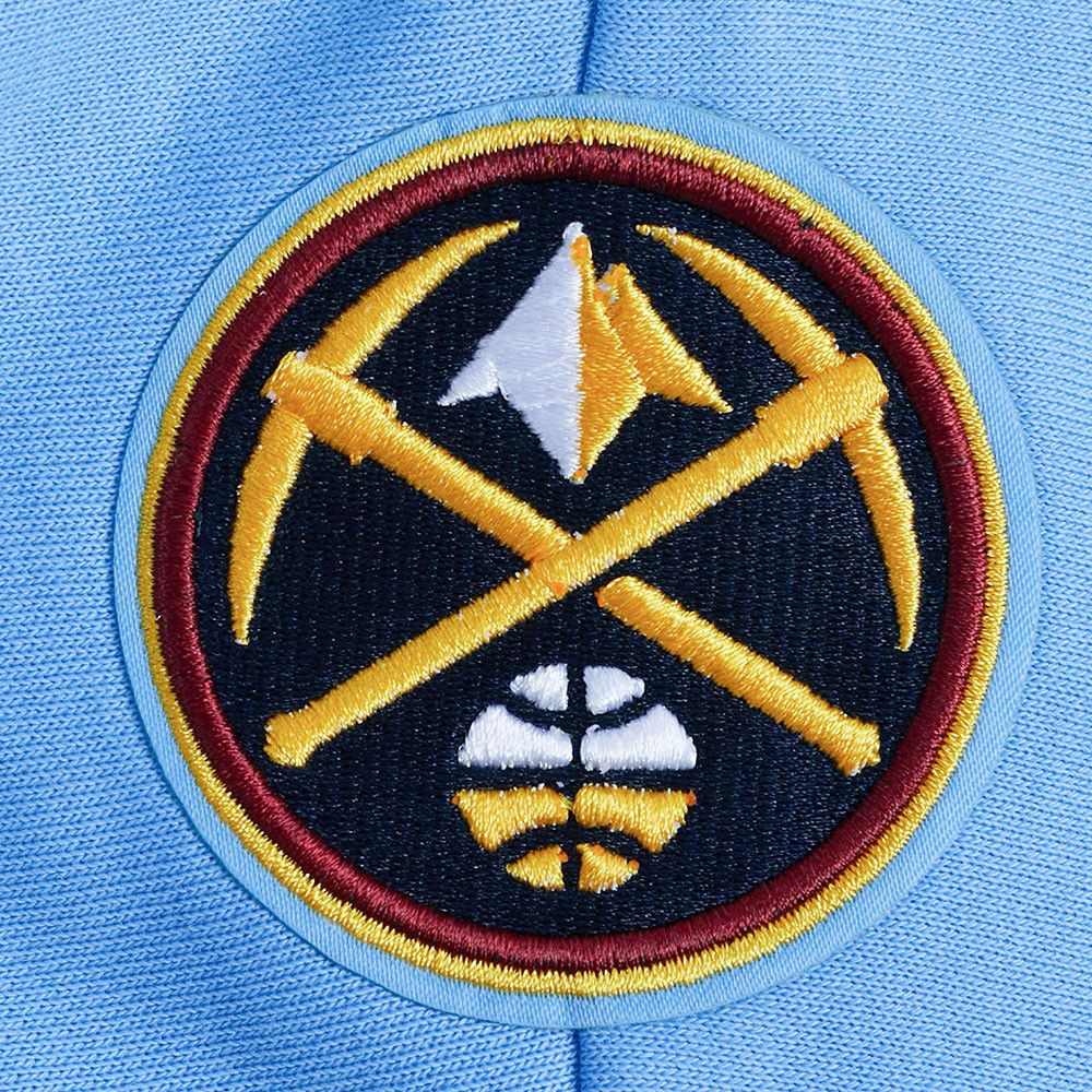 Pro Standard Women's Denver Nuggets Blue Retro Classic Cropped Fleece Pullover Hoodie product image