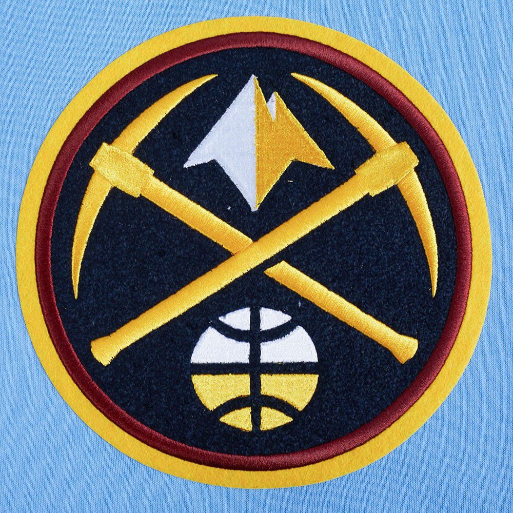Pro Standard Women's Denver Nuggets Blue Retro Classic Cropped Fleece Pullover Hoodie product image