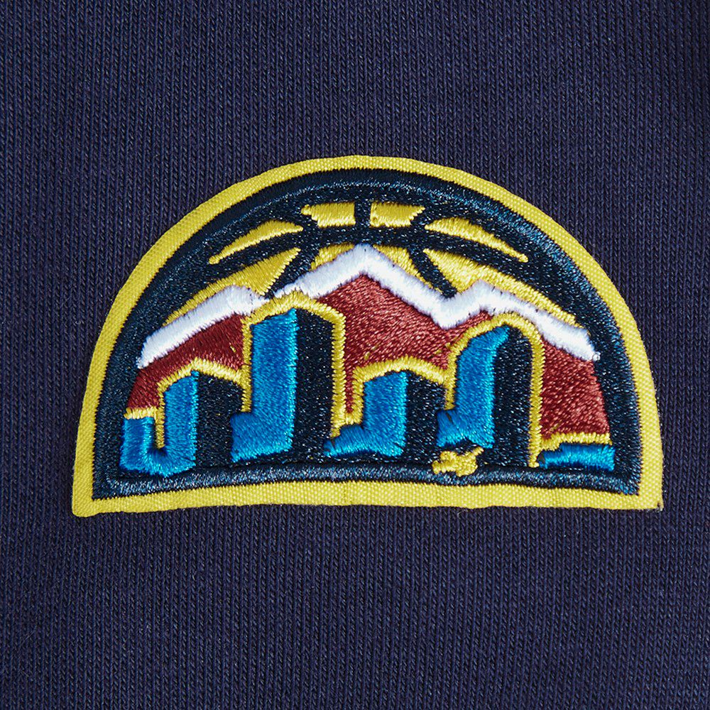 Pro Standard Women's Denver Nuggets Navy Classic Fleece Crewneck Sweatshirt product image