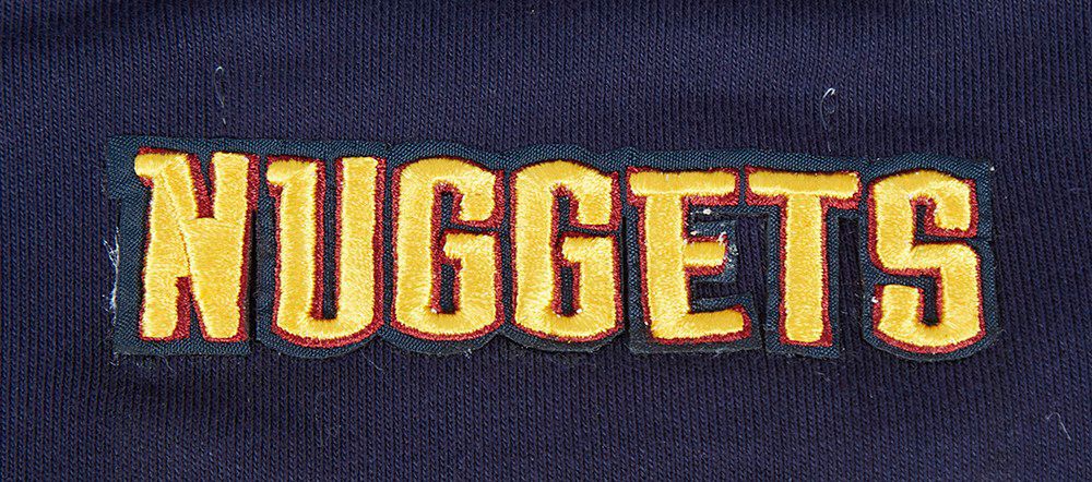 Pro Standard Women's Denver Nuggets Navy Classic Fleece Crewneck Sweatshirt product image