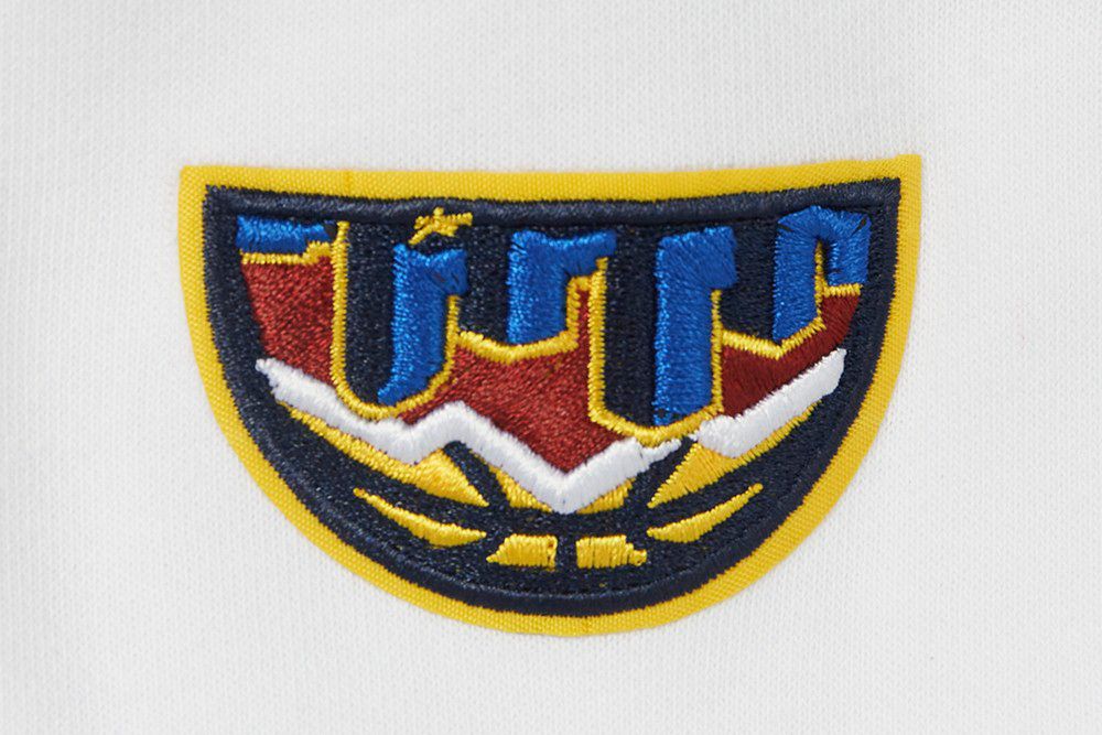 Pro Standard Women's Denver Nuggets White Classic Fleece Crewneck Sweatshirt product image