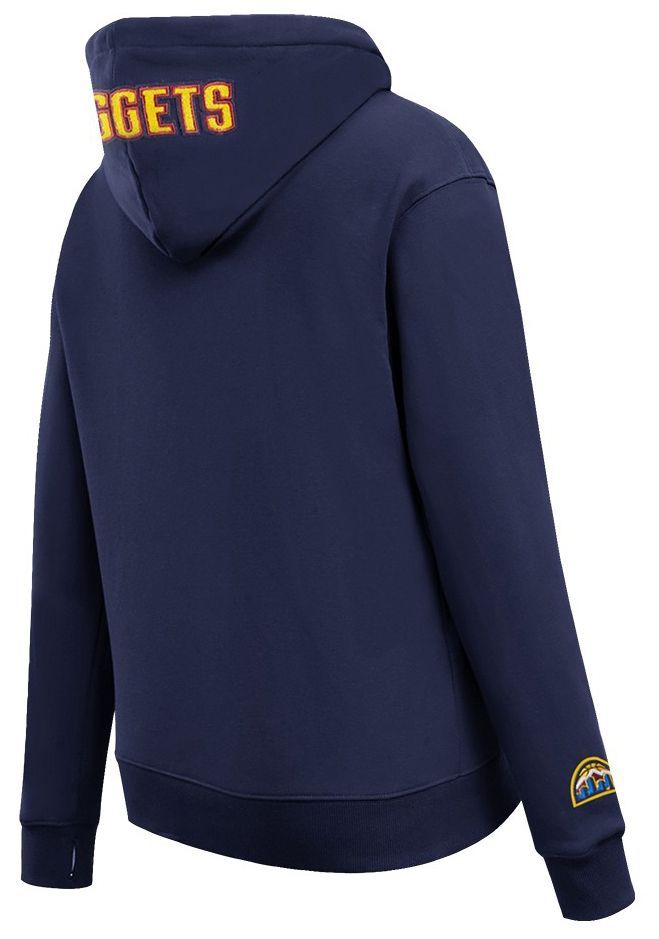Pro Standard Women's Denver Nuggets Navy Classic Fleece Pullover Hoodie product image