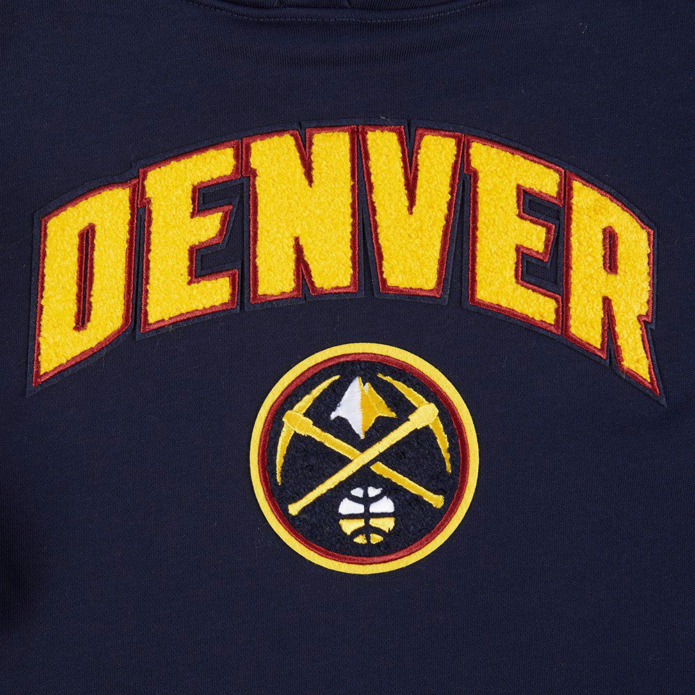 Pro Standard Women's Denver Nuggets Navy Classic Fleece Pullover Hoodie product image