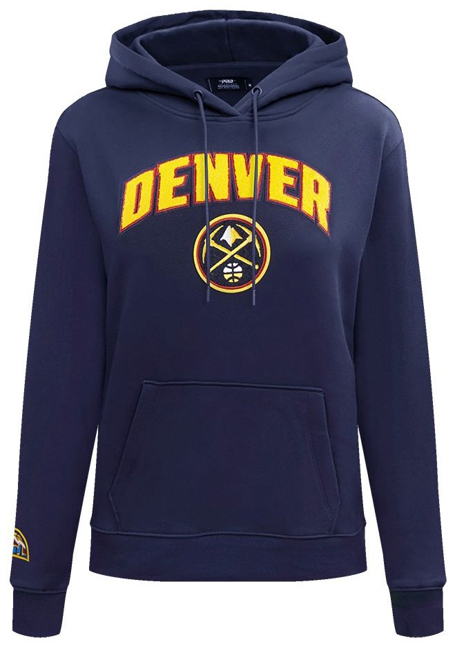 Pro Standard Women's Denver Nuggets Navy Classic Fleece Pullover Hoodie product image