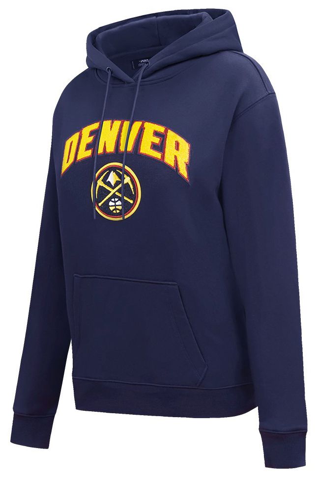 Pro Standard Women's Denver Nuggets Navy Classic Fleece Pullover Hoodie product image