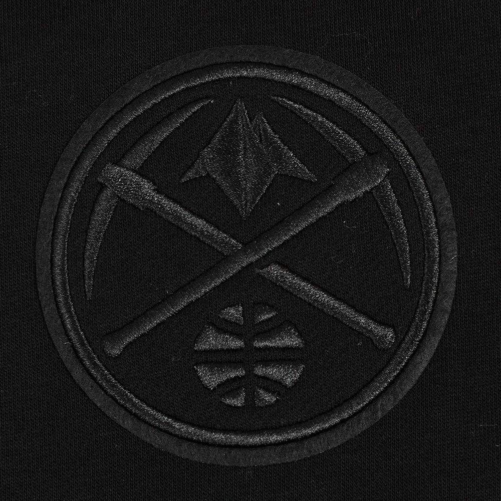 Pro Standard Women's Denver Nuggets Black Neutral Fleece Crewneck Sweatshirt product image