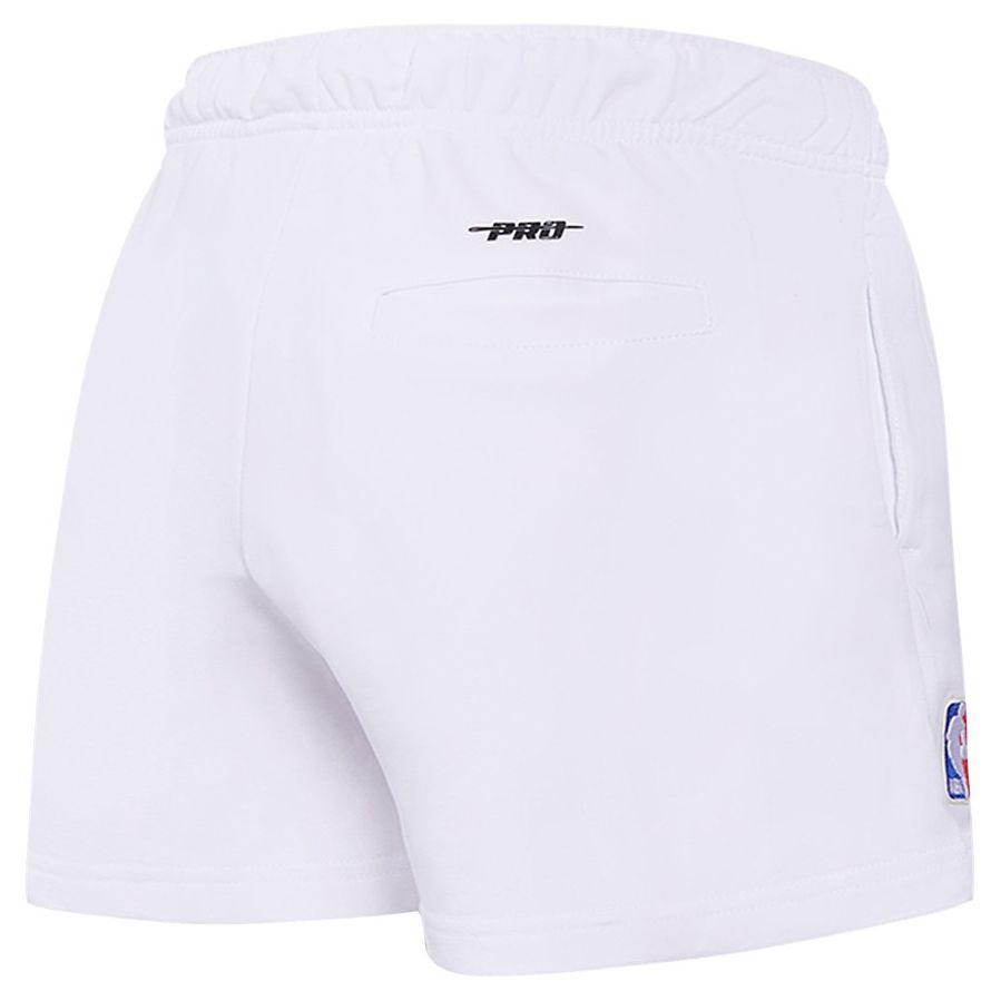 Pro Standard Women's Denver Nuggets White Classic Fleece Shorts product image