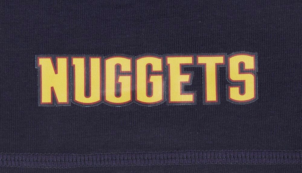 Pro Standard Women's Denver Nuggets Navy Classic Cotton Bike Shorts product image