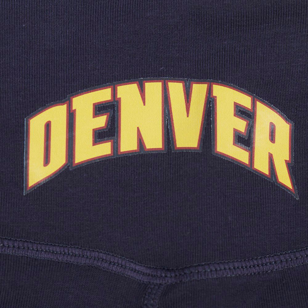 Pro Standard Women's Denver Nuggets Navy Classic Cotton Bike Shorts product image