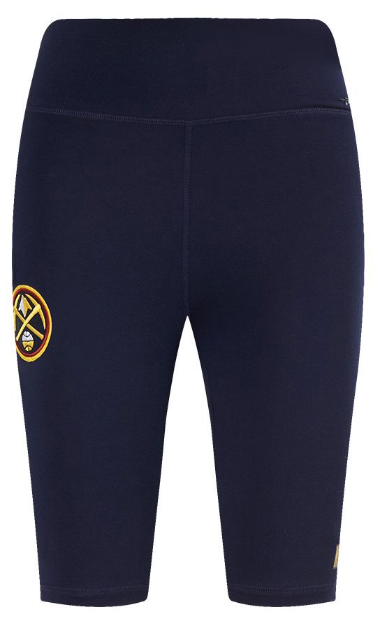 Pro Standard Women's Denver Nuggets Navy Classic Cotton Bike Shorts product image