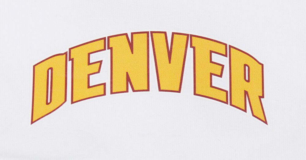 Pro Standard Women's Denver Nuggets White Classic Cotton Bike Shorts product image