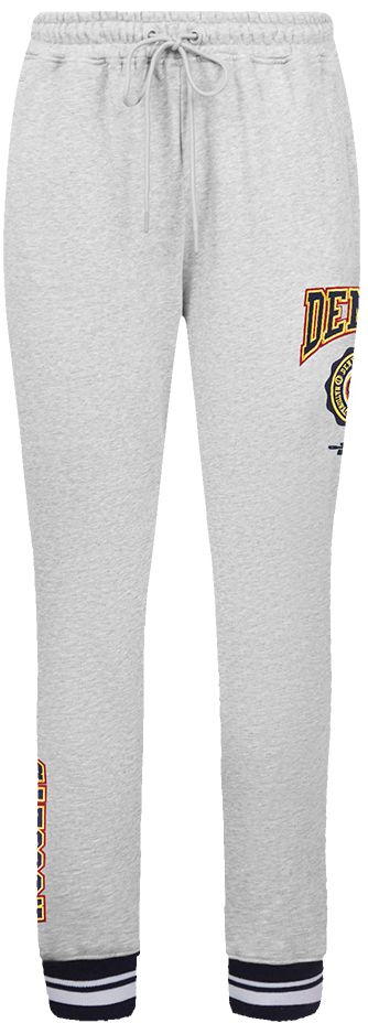 Pro Standard Women's Denver Nuggets Grey Crest Emblem Sweatpants product image