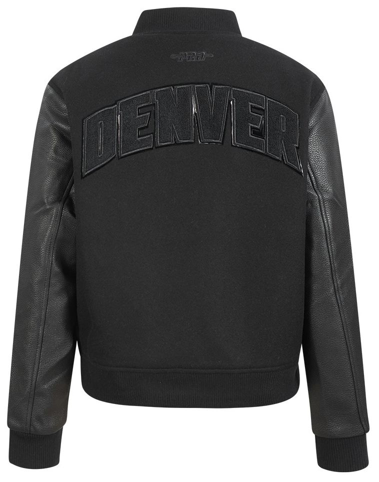 Pro Standard Women's Denver Nuggets Black Classic Wool Varsity Jacket product image