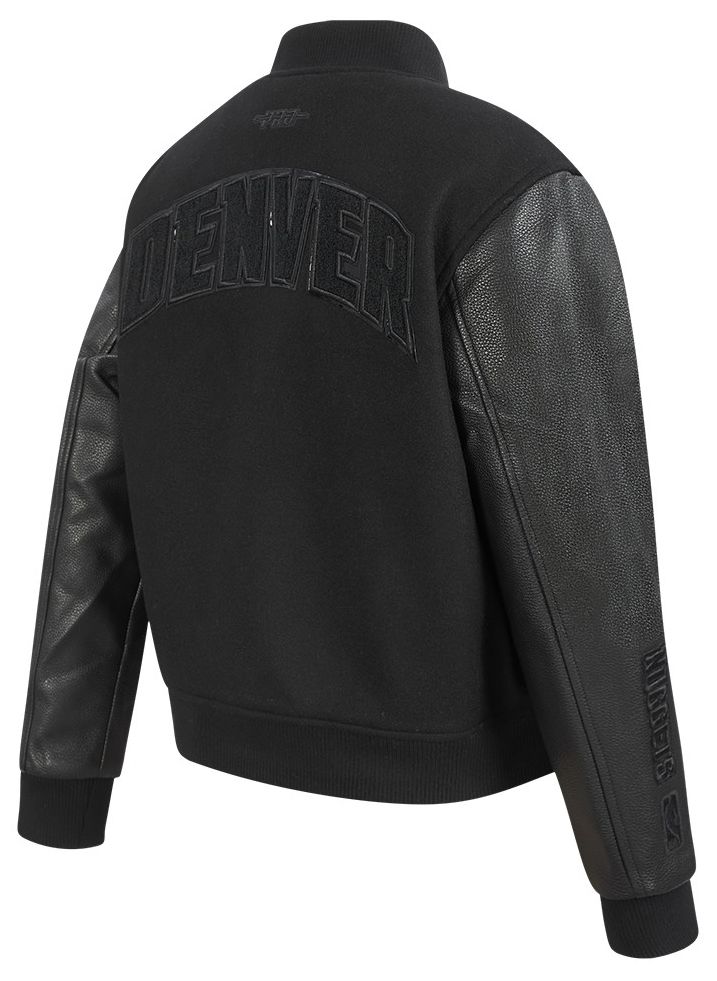Pro Standard Women's Denver Nuggets Black Classic Wool Varsity Jacket product image
