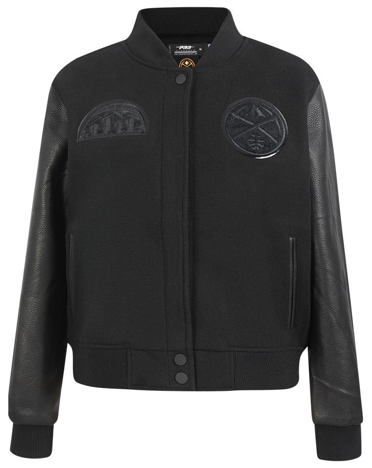Pro Standard Women's Denver Nuggets Black Classic Wool Varsity Jacket product image