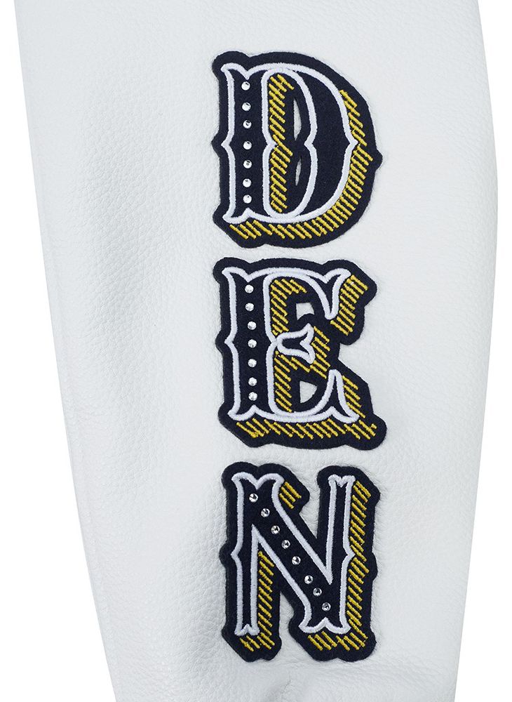 Pro Standard Women's Denver Nuggets Navy Legacy Varsity Jacket product image