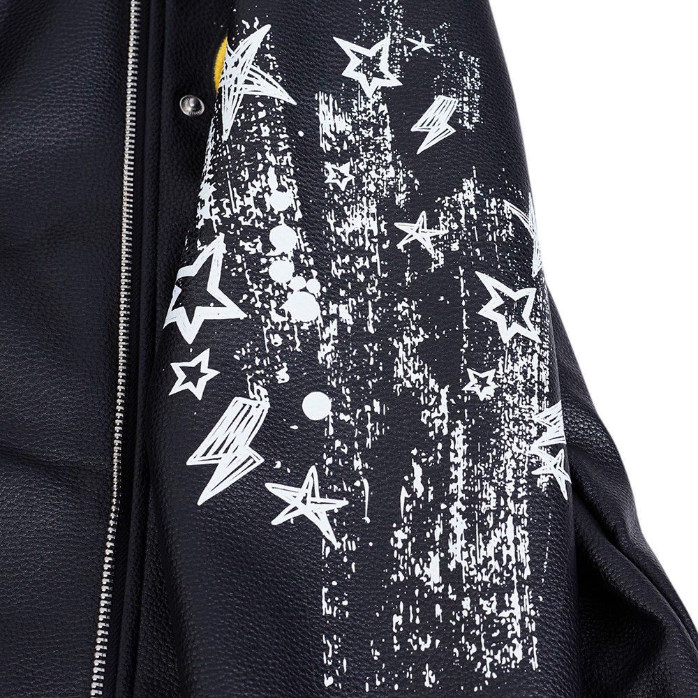 Pro Standard Women's Denver Nuggets Black Sketchbook Leather Jacket product image