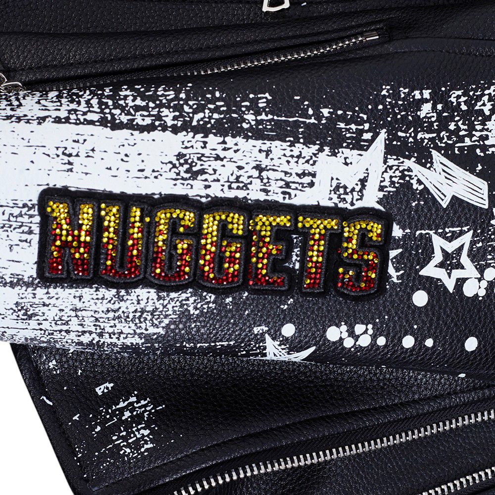 Pro Standard Women's Denver Nuggets Black Sketchbook Leather Jacket product image