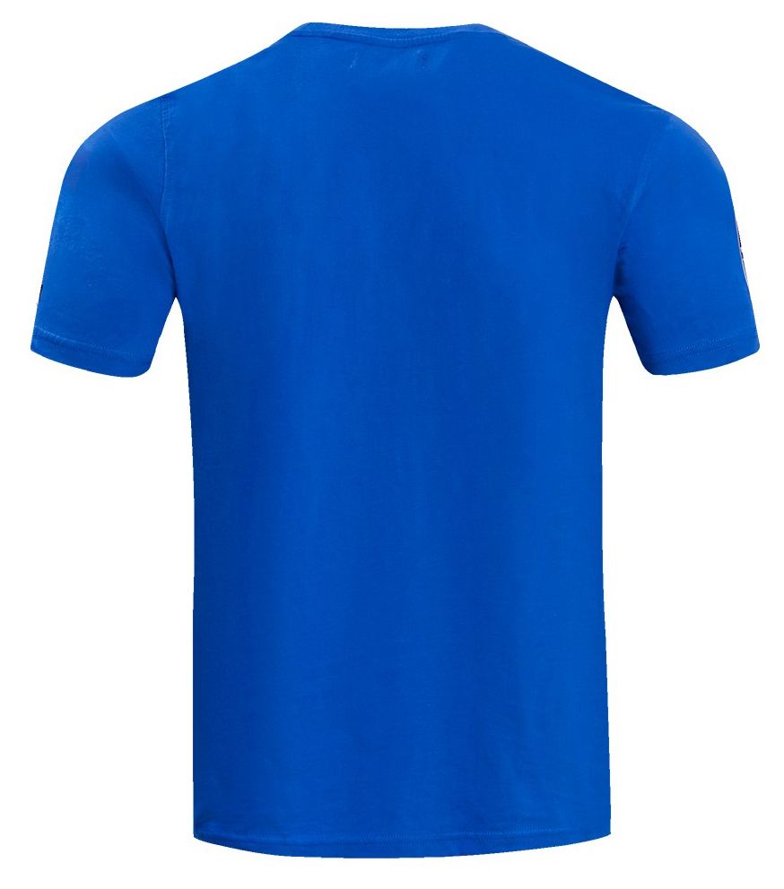 Pro Standard Men's Detroit Pistons Blue Old English Short Sleeve T-Shirt product image