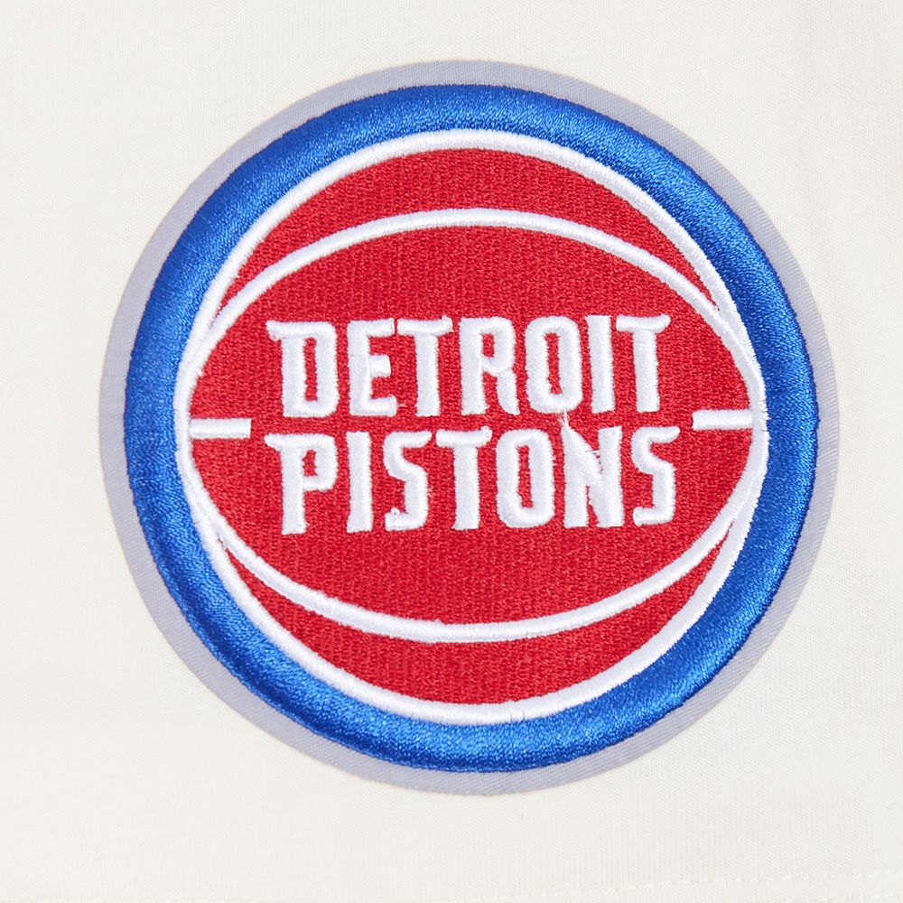 Pro Standard Men's Detroit Pistons Off White Script Drop Shoulder T-Shirt product image