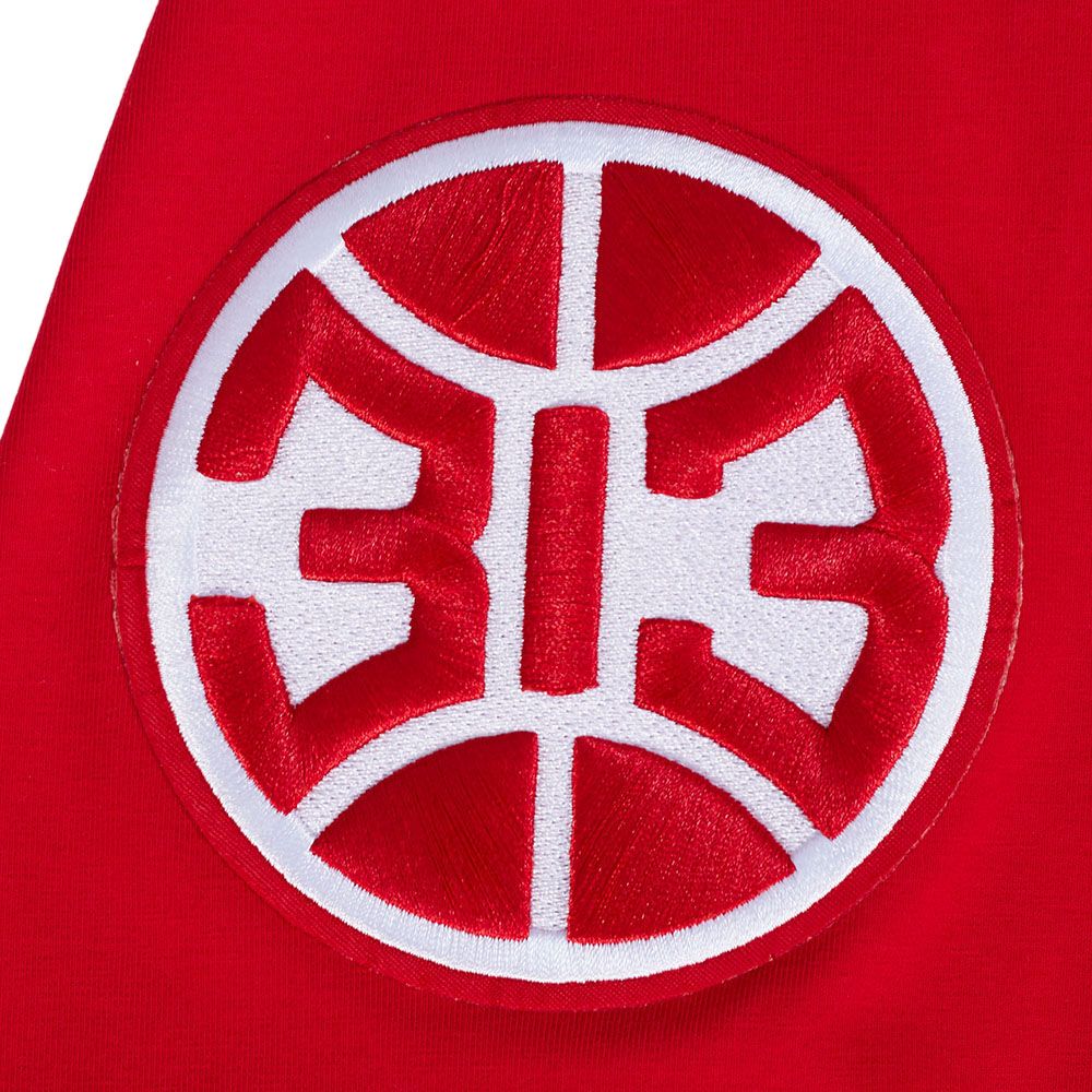 Pro Standard Men's Detroit Pistons Red Classic Chenille T-Shirt product image