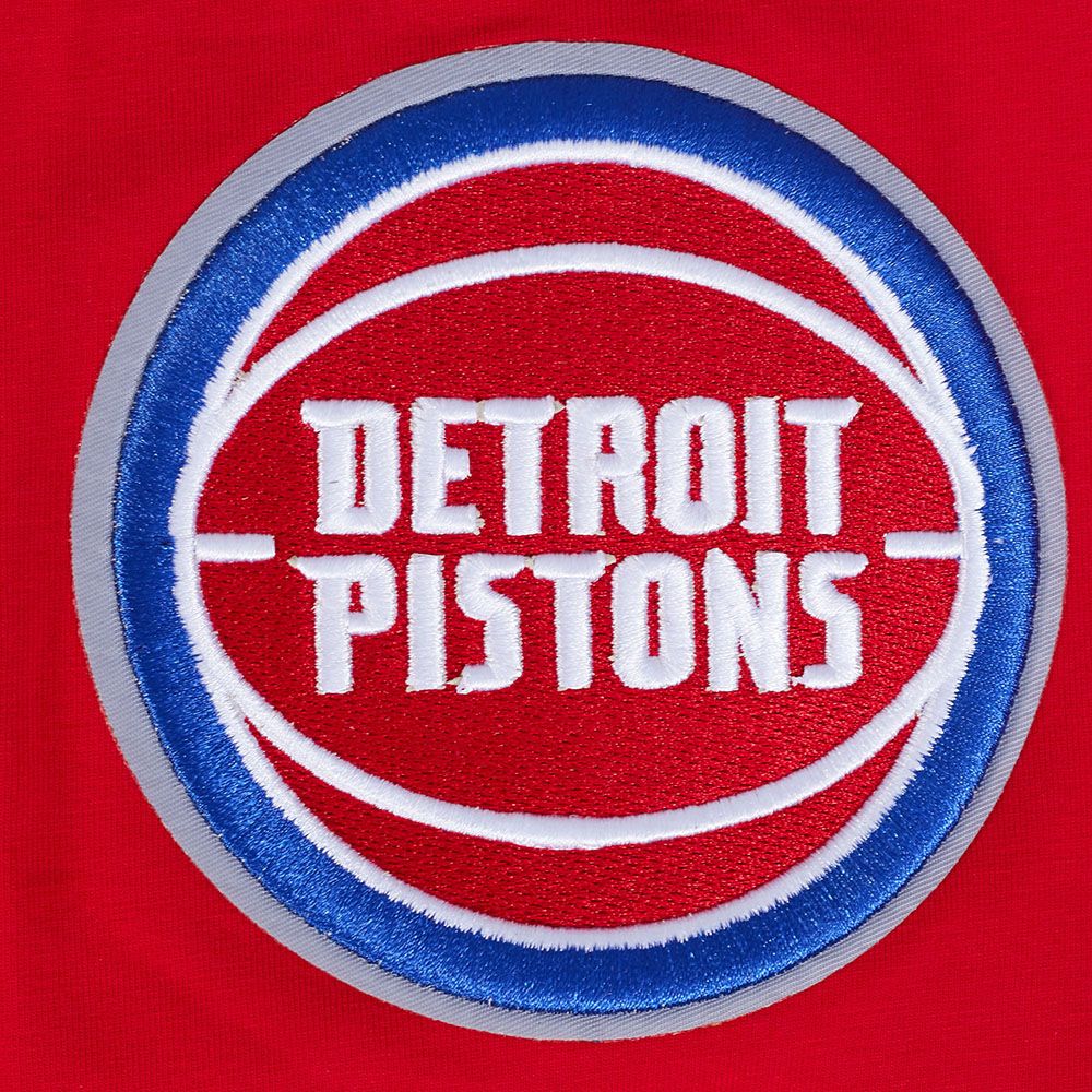 Pro Standard Men's Detroit Pistons Red Classic Chenille T-Shirt product image