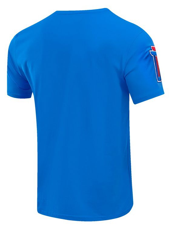Pro Standard Men's Detroit Pistons Blue Classic Chenille T-Shirt product image