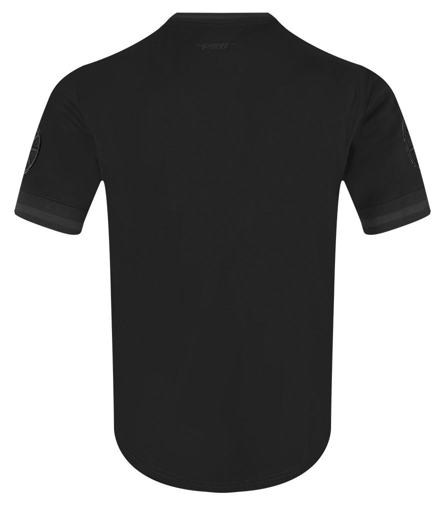 Pro Standard Men's Detroit Pistons Triple Black Short Sleeve T-Shirt product image