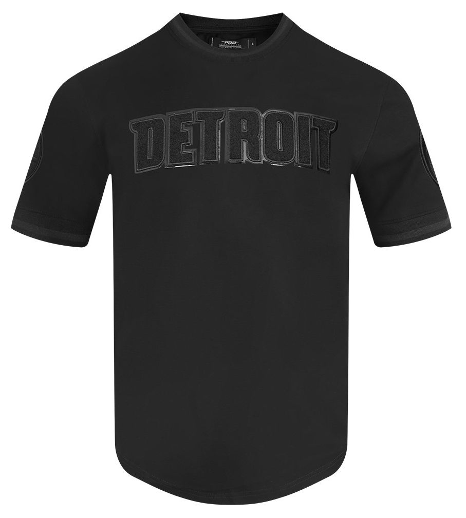 Pro Standard Men's Detroit Pistons Triple Black Short Sleeve T-Shirt product image