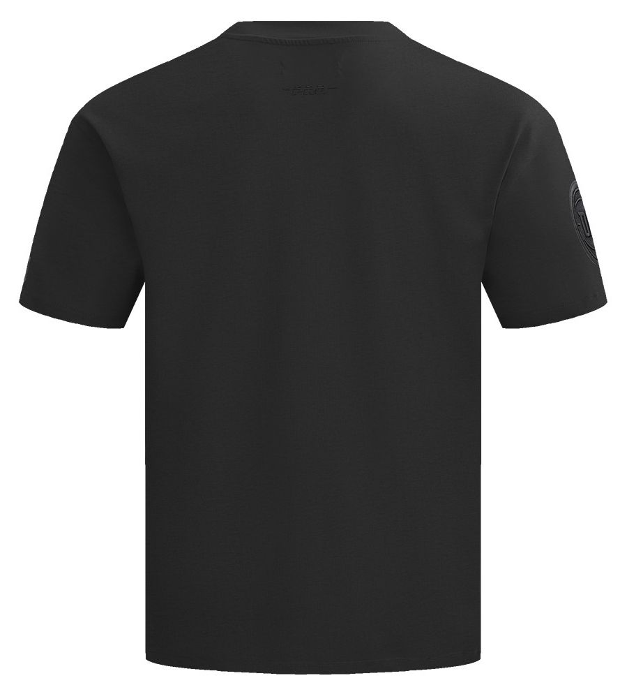 Pro Standard Men's Detroit Pistons Black Neutral Drop Shoulder Short Sleeve T-Shirt product image