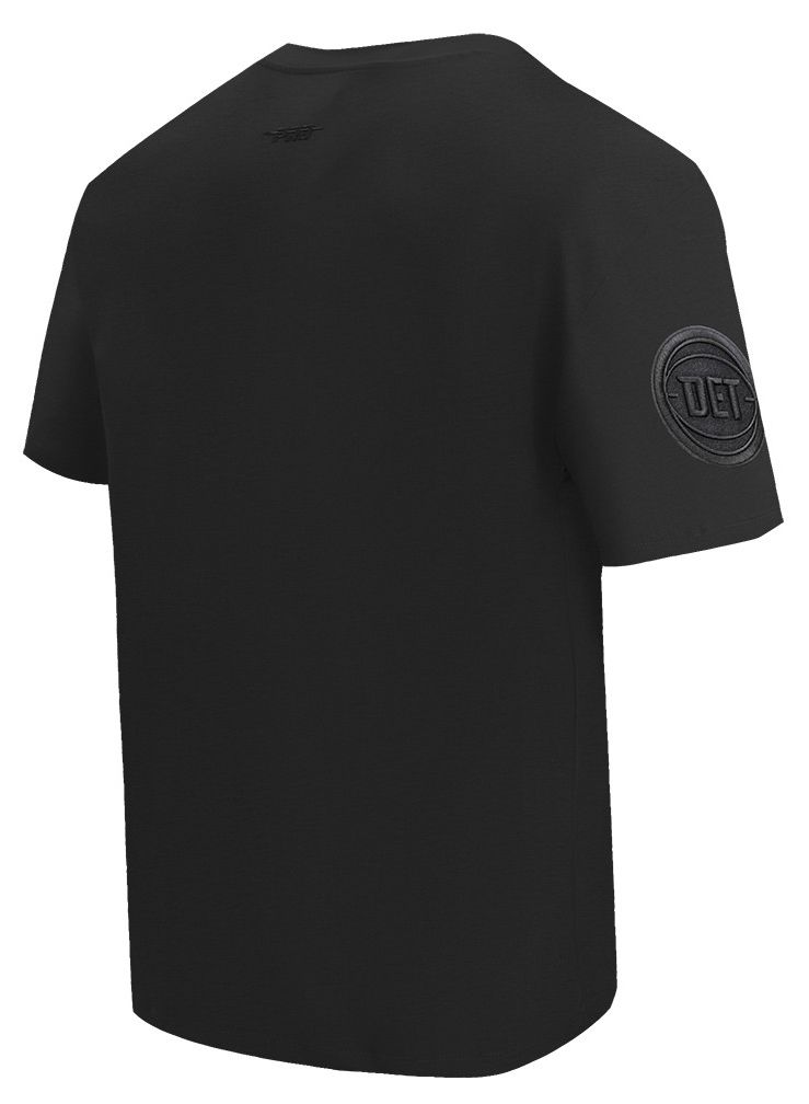 Pro Standard Men's Detroit Pistons Black Neutral Drop Shoulder Short Sleeve T-Shirt product image