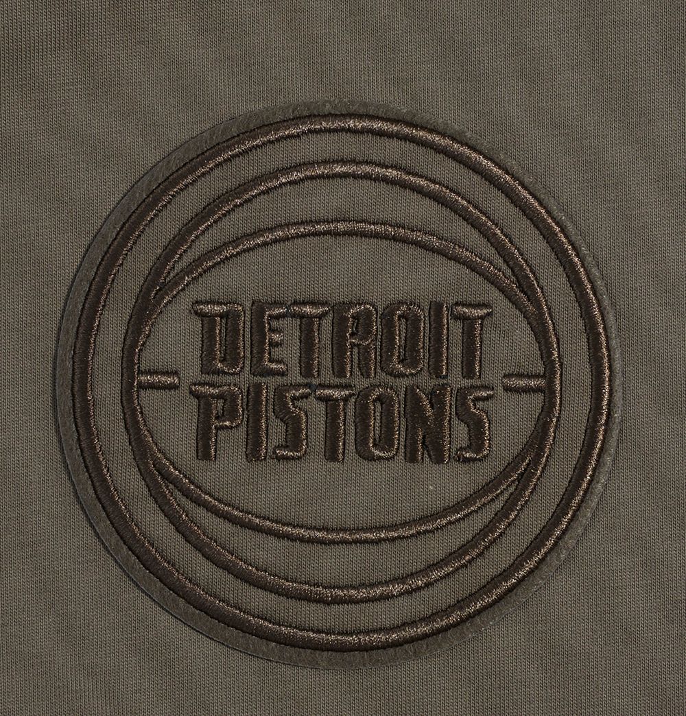 Pro Standard Men's Detroit Pistons Taupe Neutral Drop Shoulder Short Sleeve T-Shirt product image