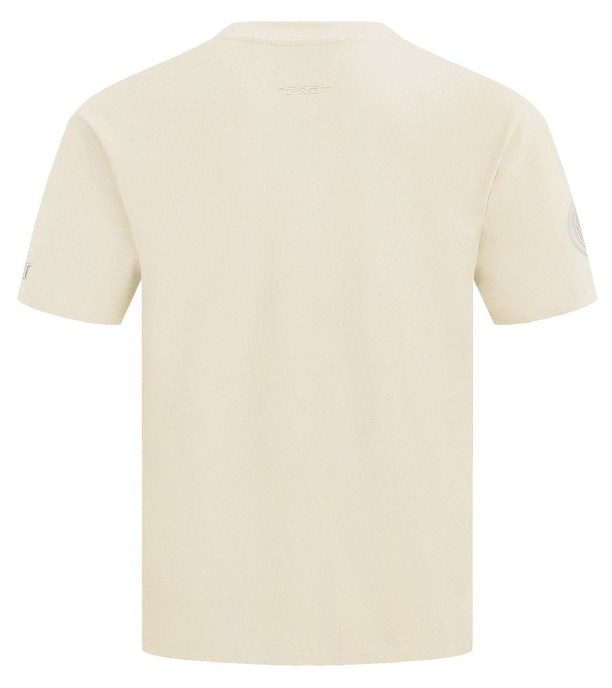 Pro Standard Men's Detroit Pistons Off White Neutral Drop Shoulder Short Sleeve T-Shirt product image