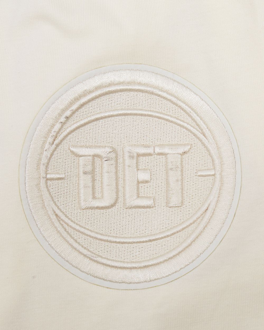 Pro Standard Men's Detroit Pistons Off White Neutral Drop Shoulder Short Sleeve T-Shirt product image