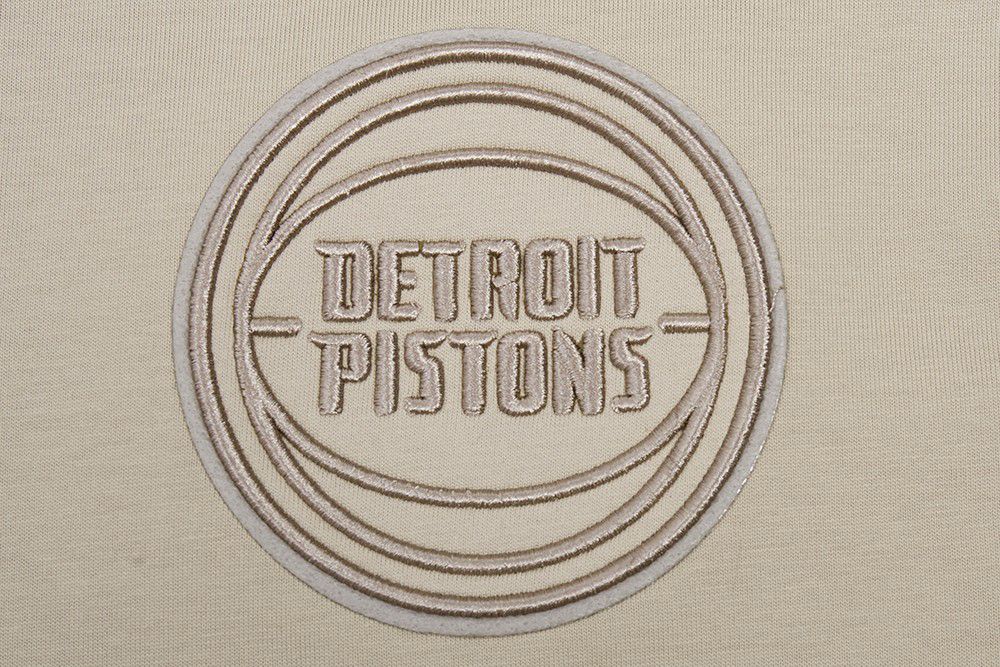 Pro Standard Men's Detroit Pistons Taupe Neutral Drop Shoulder Short Sleeve T-Shirt product image