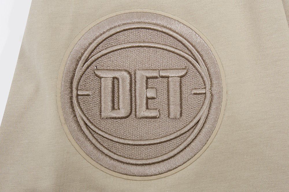 Pro Standard Men's Detroit Pistons Taupe Neutral Drop Shoulder Short Sleeve T-Shirt product image