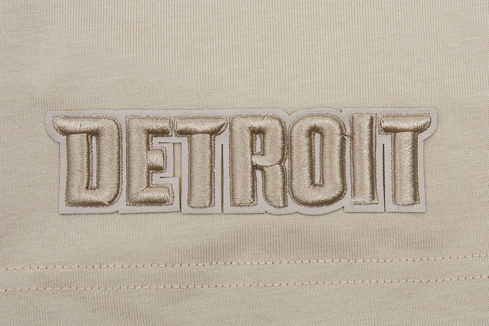 Pro Standard Men's Detroit Pistons Taupe Neutral Drop Shoulder Short Sleeve T-Shirt product image