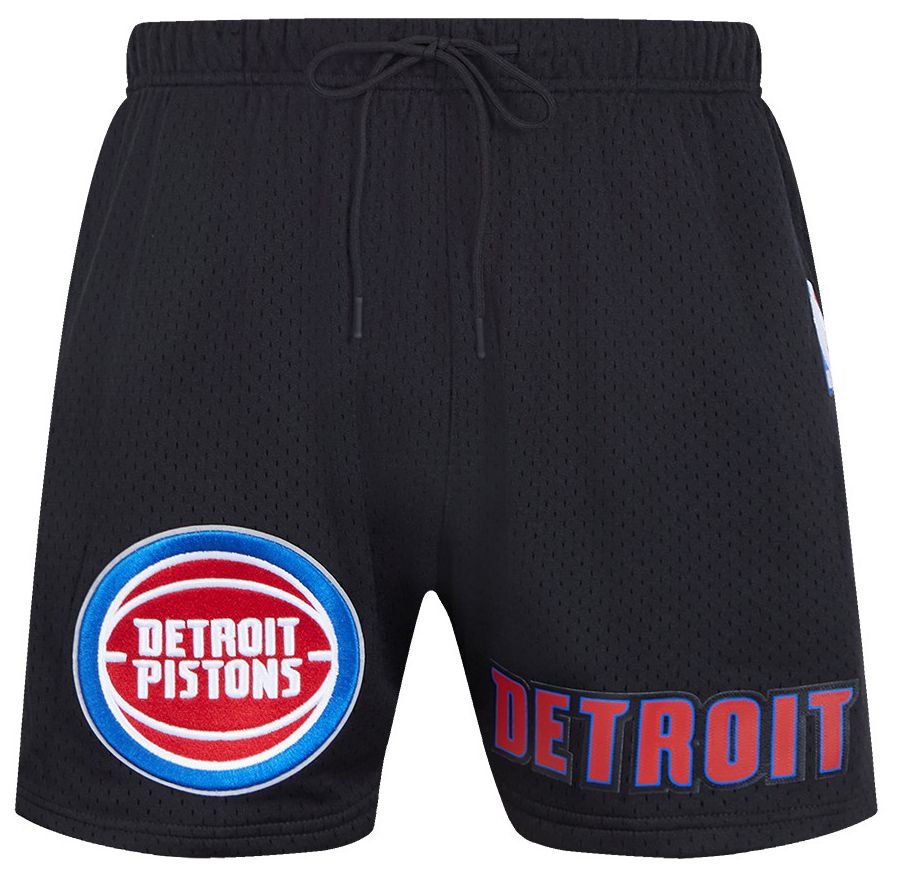 Pro Standard Men's Detroit Pistons Black Classic Mesh Shorts product image